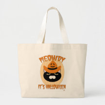 Meowdy Halloween Cowboy Kitty Fun Art
