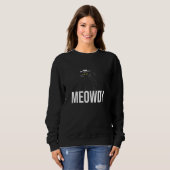 Meowdy Mashup Between Meow and Howdy Cat Meme Sweatshirt (Vorne ganz)