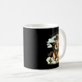 Meowdy Partner Cat Cowboy Horse Howdy Funny Countr Kaffeetasse (VorderseiteRechts)