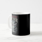 Meowdy Partner flüstert mit Cowboy-Hut Kaffeetasse (Vorderseite Links)