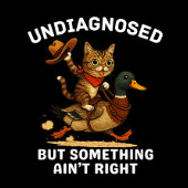 Meowdy Partner Poster Funny Cowboy Cat Light Print