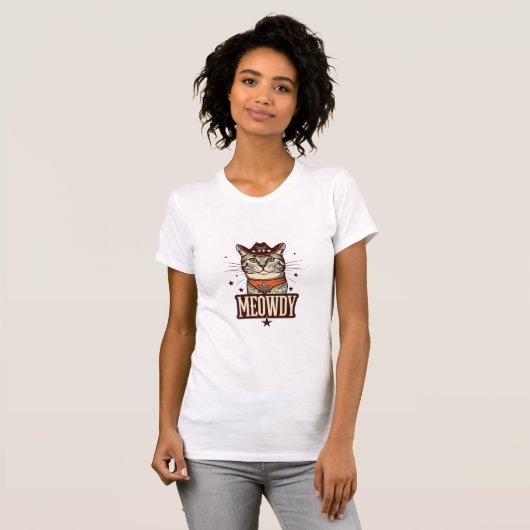 Meowdy T-Shirt (Vorne ganz)