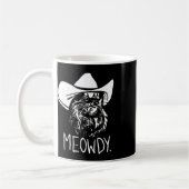 Meowdy Texas Cat Meme Kaffeetasse (Links)