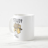 Meowdy Y’all Kaffeetasse (Vorderseite Links)