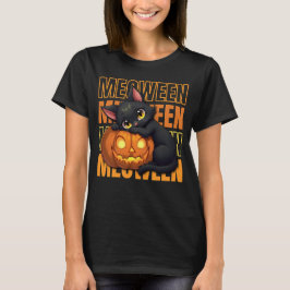 MEOWEEN - Katzenliebhaber Halloween T-Shirt