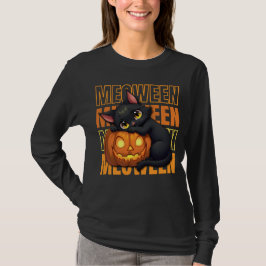 MEOWEEN - Katzenliebhaber Halloween T-Shirt