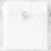Meowentine Stickers Design für Katzen Liebhaber (Tasche)