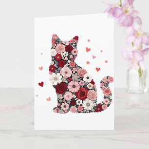 Meowentine-Tag Katzen-Valentin Karte