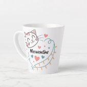 Meowentine Trinkbehälter Design für Katzen Liebhab Milchtasse (Linke Ecke)