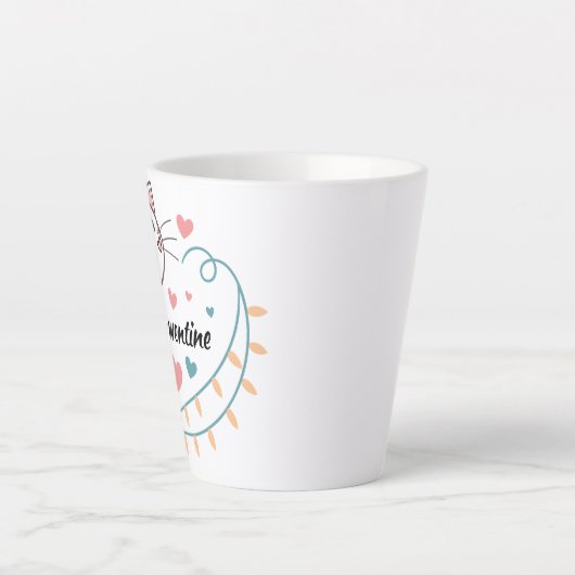 Meowentine Trinkbehälter Design für Katzen Liebhab Milchtasse (Vorderseite)