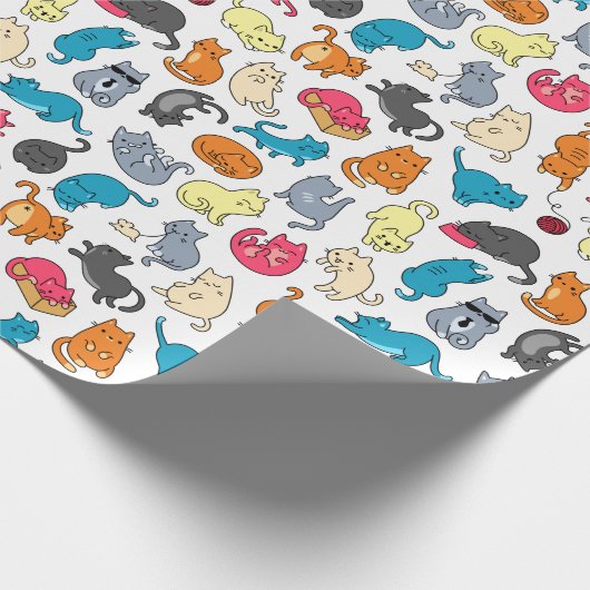 Meowers Geschenkpapier (Ecke)