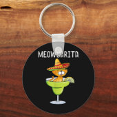 Meowgarita - Cinco De Mayo Margarita Cat Lover Schlüsselanhänger (Vorderseite)