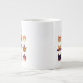 Meowgical Halloween Cats Jumbo-Tasse (Vorderseite)