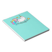 Meowgical Niedlich Unicorty Kitty Glitzer Glitzern Notizblock (angewinkelt)