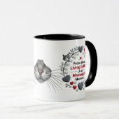 Meowgical Vibes - Living Better Cat Combo Tasse (1 (VorderseiteRechts)