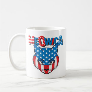 Meowica America Independence Day 1774 4. Juli Kaffeetasse