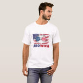 Meowica Cat Sunglasses American Flag USA Cat 4. T-Shirt (Vorne ganz)