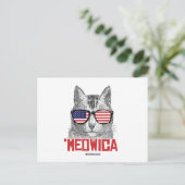 Meowica Postkarte (Stehend Vorderseite)