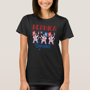 Meowica Squad US Independence Day Americat T-Shirt