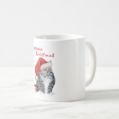 Meowie Christmas Tabby Cat Kaffeetasse (VorderseiteRechts)