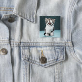 Meowing Kätzchen Button (Beispiel)
