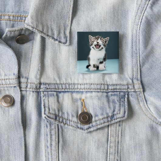 Meowing Kätzchen Button (Beispiel)