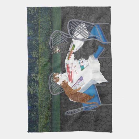 Meowjongg Geschirrtuch (Vertikal)