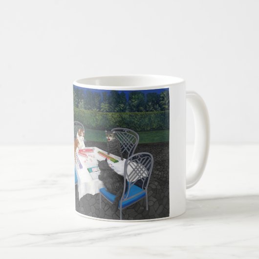 Meowjongg Kaffeetasse (VorderseiteRechts)