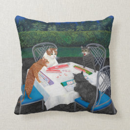Meowjongg Kissen