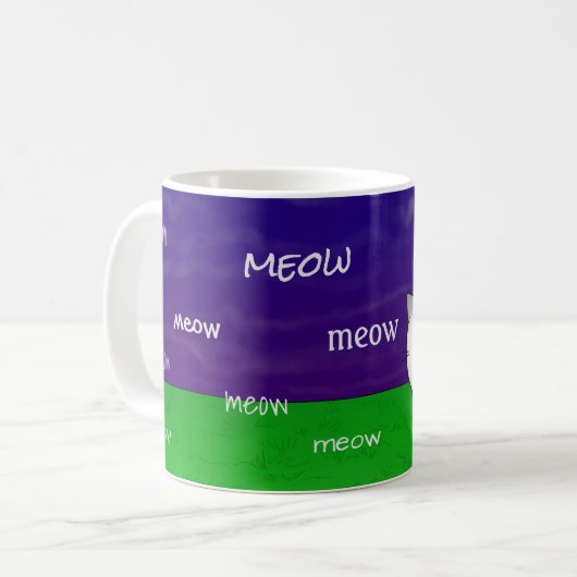 Meowkatzen-Tasse Kaffeetasse (Vorderseite Links)