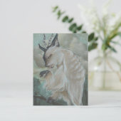 Meowl 2 cat owl postcard postkarte (Stehend Vorderseite)