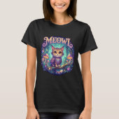 Meowl Cat Owl Meme Brainrot Kids Cursed Silly Gen T-Shirt (Vorderseite)