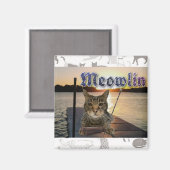 Meowlin Magnet (Vorderseite/Rückseite)