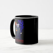 MEOWLOWEEN MICHAEL MEOWERS HALLOWEEN CAT BEÄNGSTIG TASSE (Vorderseite Links)