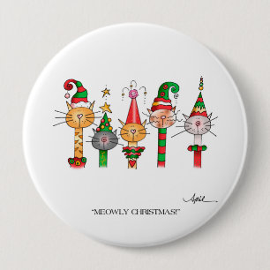 MEOWLY WEIHNACHTEN! Knopf Button