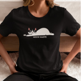 Meowmaste Cat – Funny Yoga-Inspired Cute Cat  T-Shirt