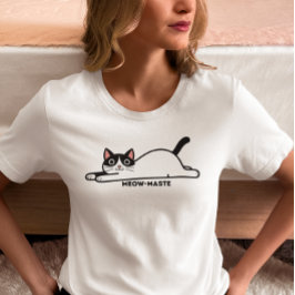 Meowmaste Cat - Funny Yoga Inspiriert Niedliche Ka T-Shirt