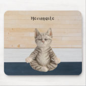 Meowmaste Cat Yoga Mouse Pad Mousepad (Vorne)