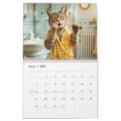 Meowmente des Tages - Katzenkalender Kalender (Mär 2027)