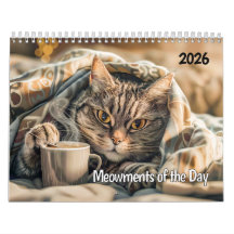 Meowments of the Day - 2026 Cat Calendar
