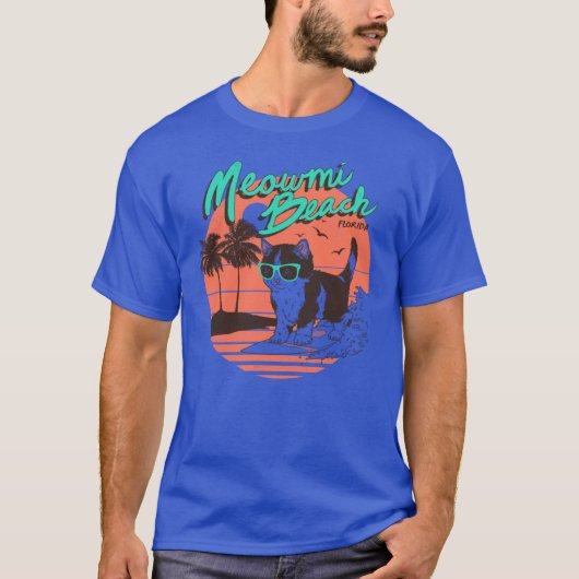 Meowmi Beach girl vintage friend T-Shirt (Vorderseite)