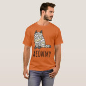 Meowmy Mummy Cat - Funny Pet Halloween T-Shirt (Vorne ganz)