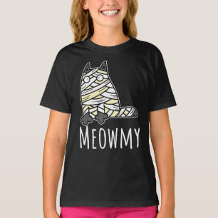 Meowmy Mummy Cat - Funny Pet Halloween T-Shirt