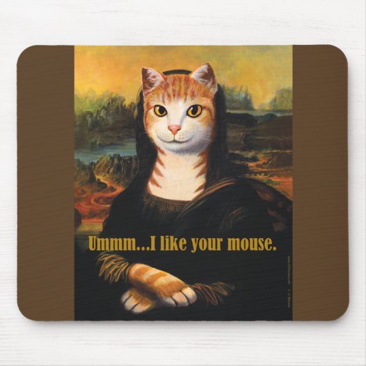 Meowna Lisa Mousepad (Vorne)