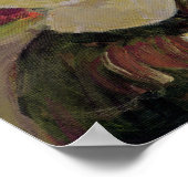 Meowna Mona Lisa Fun Classic Cat Painting Poster (Ecke)