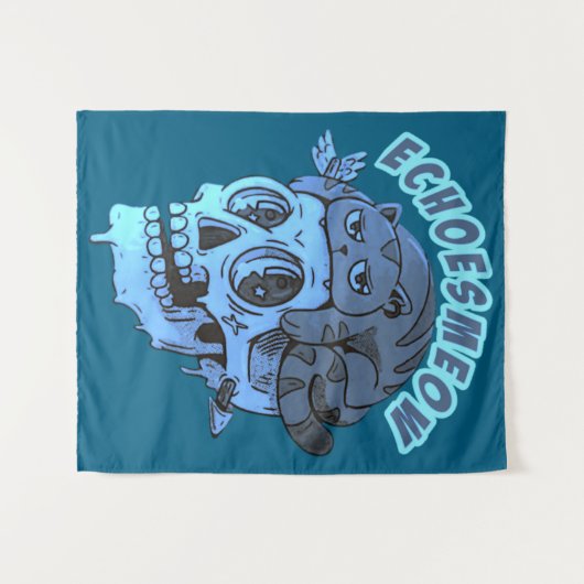 meowologisch wandteppich (Vorderseite (Horizontal))