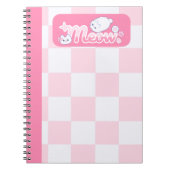 Meowpink Notizblock (Vorderseite)