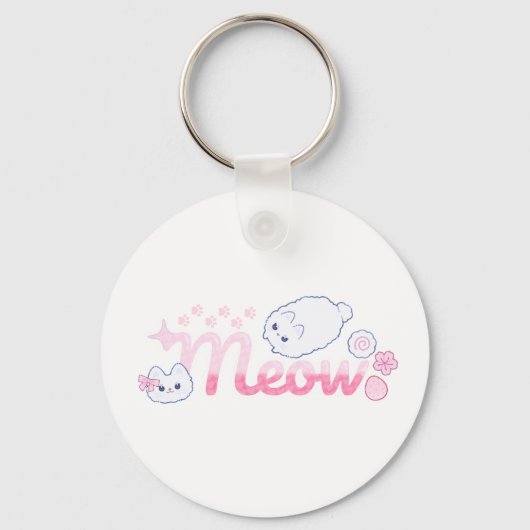Meowpink Schlüsselanhänger (Vorderseite)