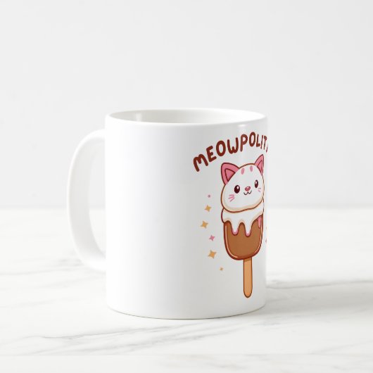 Meowpolitan Ice Cream Kaffeetasse (Vorderseite Links)
