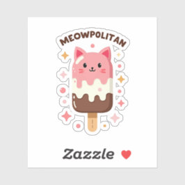 MEOWPOLITAN Katzenpopulation Aufkleber